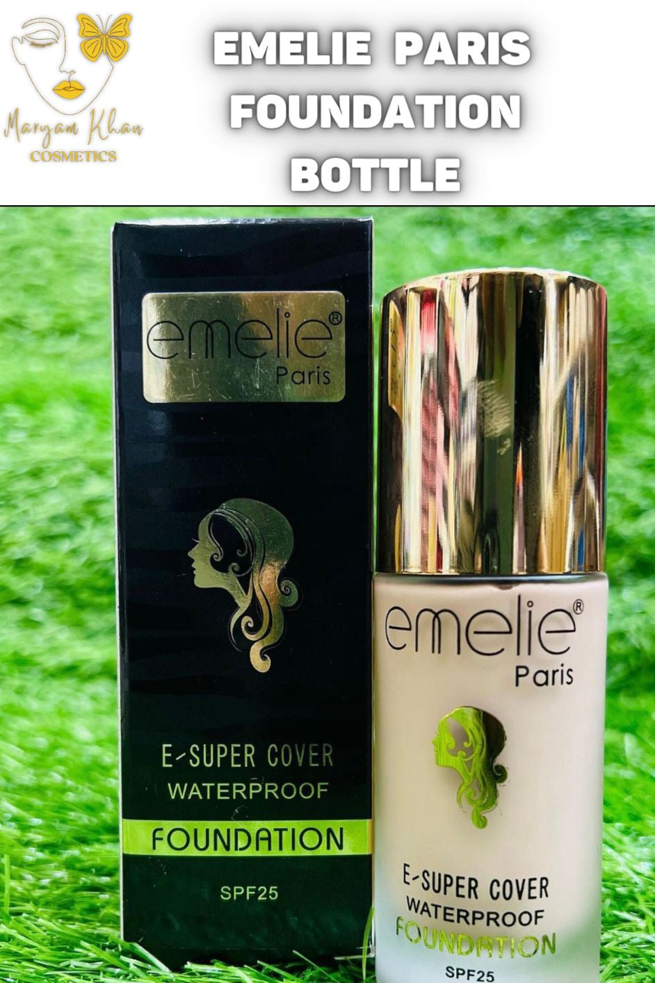 Emelie Paris E-Super Cover Waterproof Foundation SPF25
