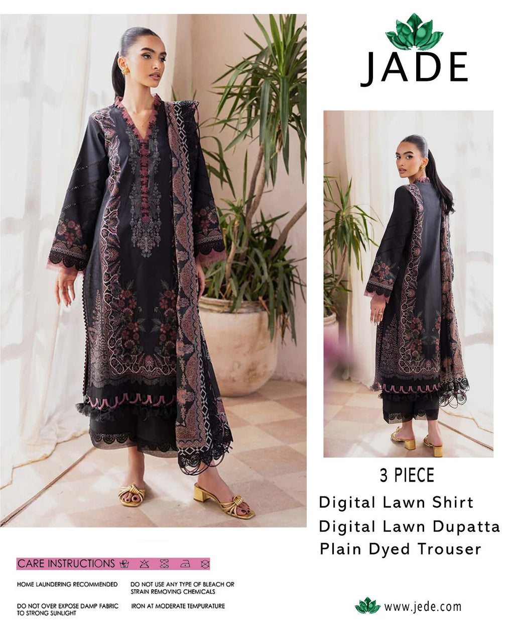 BRANDED LAWN SUIT JADE BY FIRDOUS