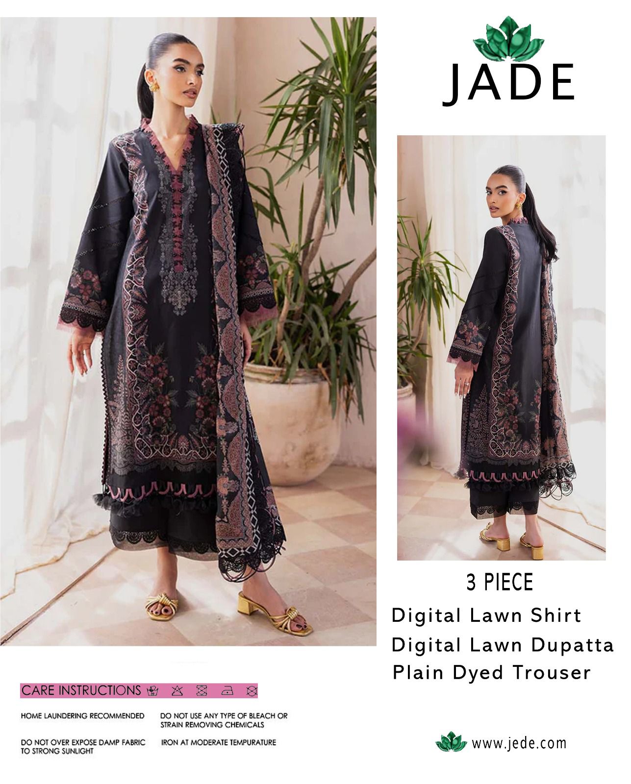 BRANDED LAWN SUIT JADE BY FIRDOUS