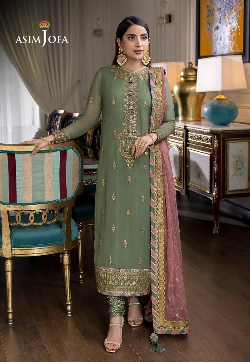 ASIM JOFA EMBROIDERED DRESS