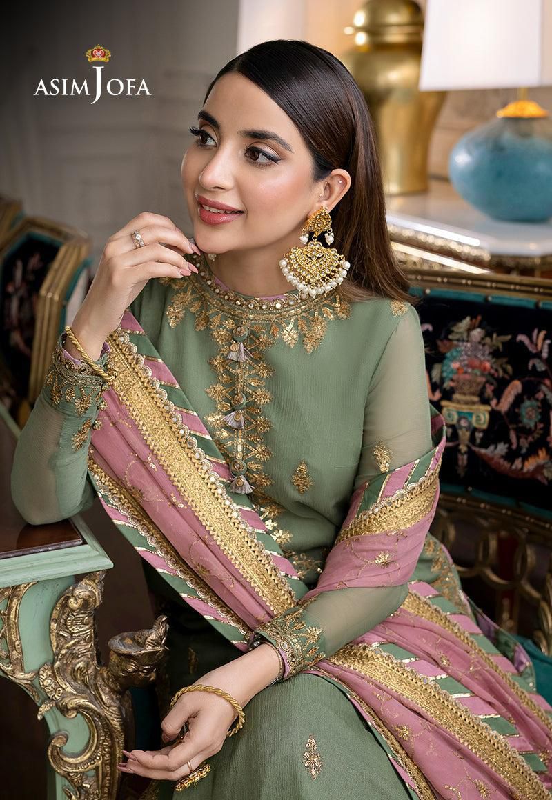 ASIM JOFA EMBROIDERED DRESS