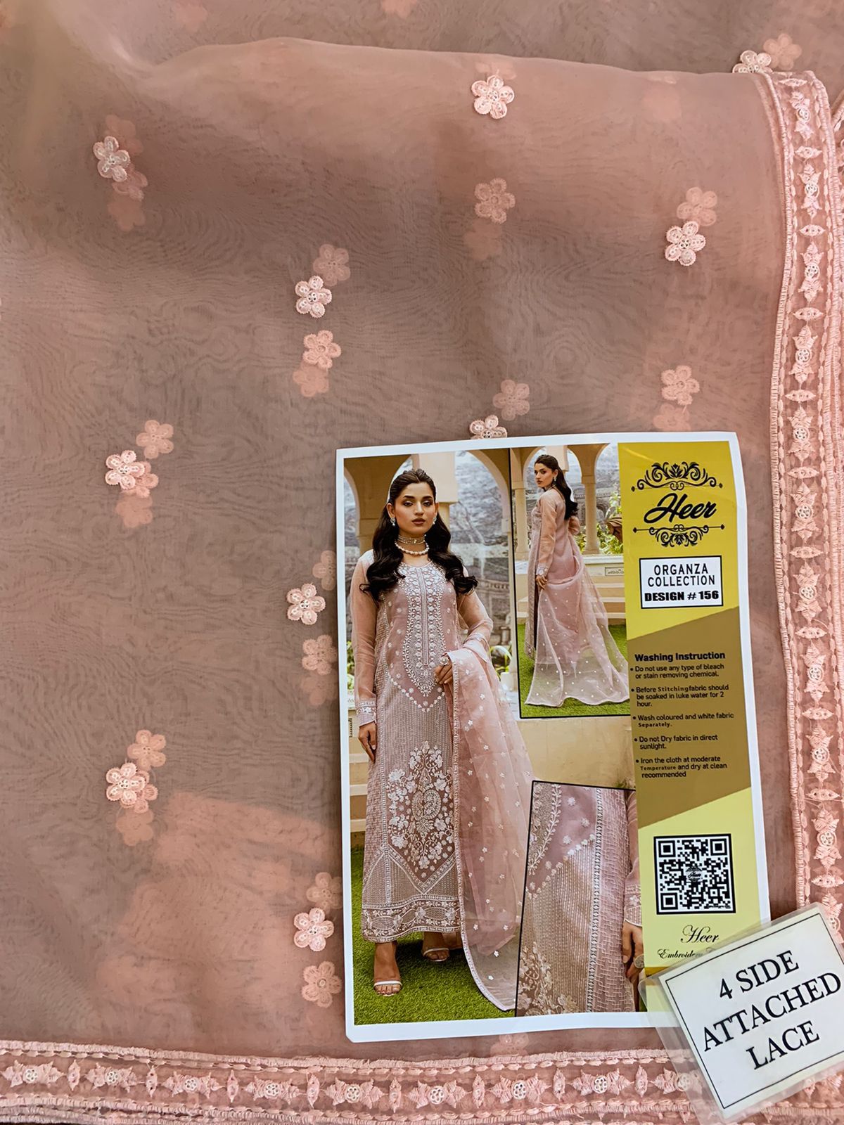 Luxurious Organza Full Suit on Organza