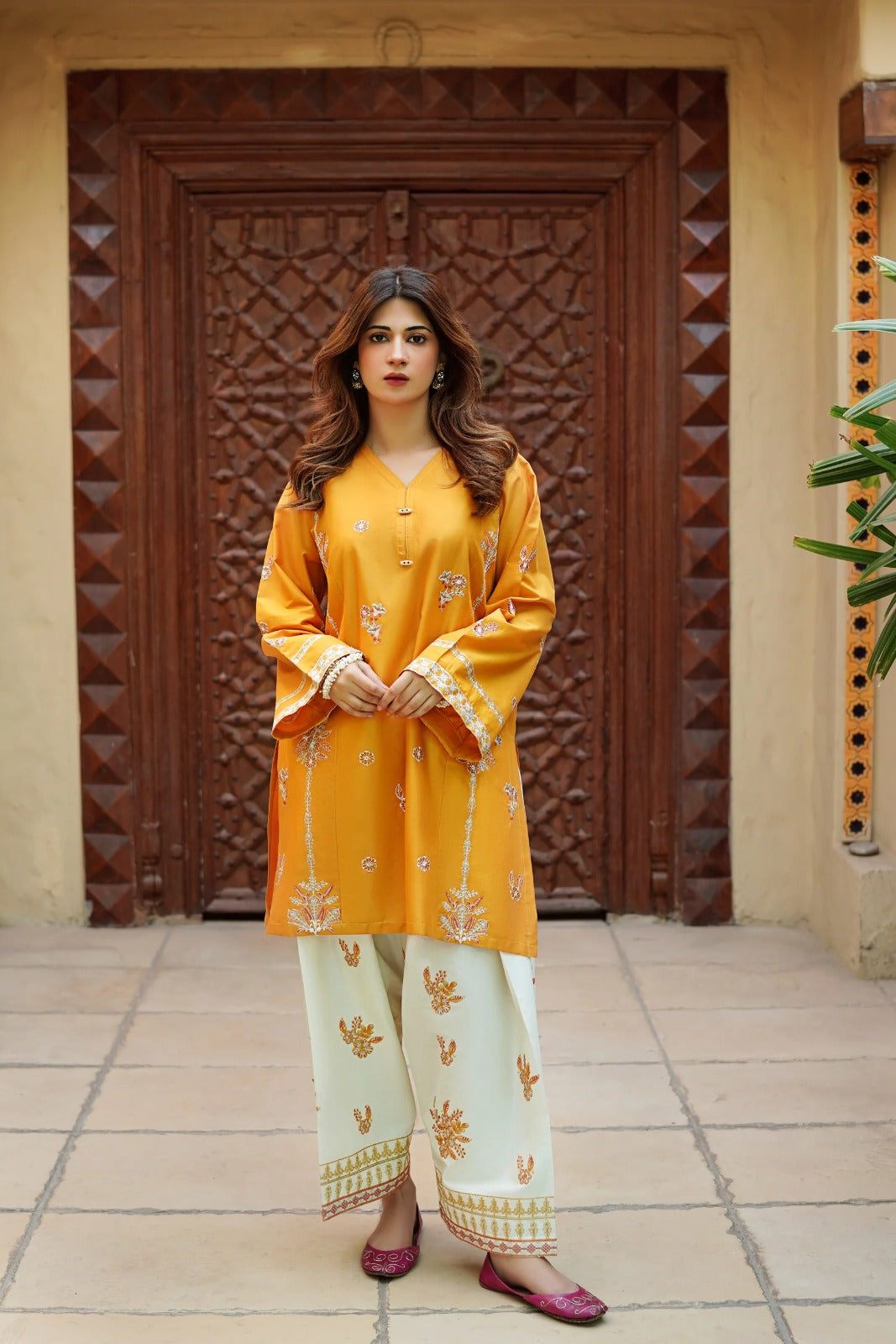 Sky Mirage 2-Piece Cotton Suit (Aqua)
