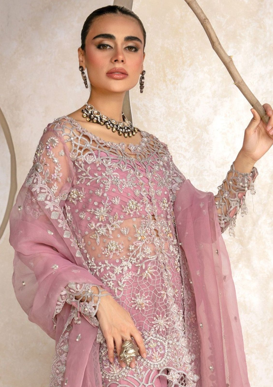 RANG RASIYA Unstitch  FABRIC ORGANZA