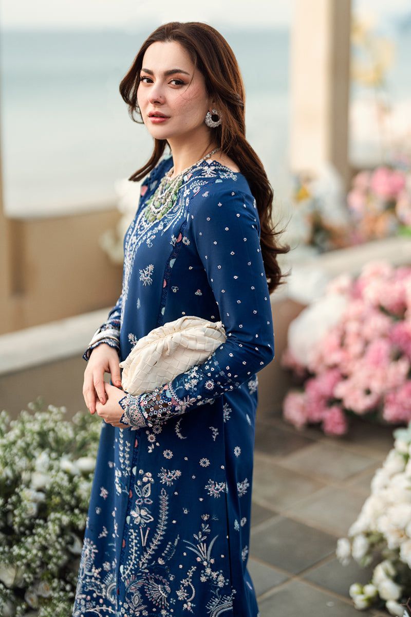QALAMKAR Unstitch LAWN COTTON Suit