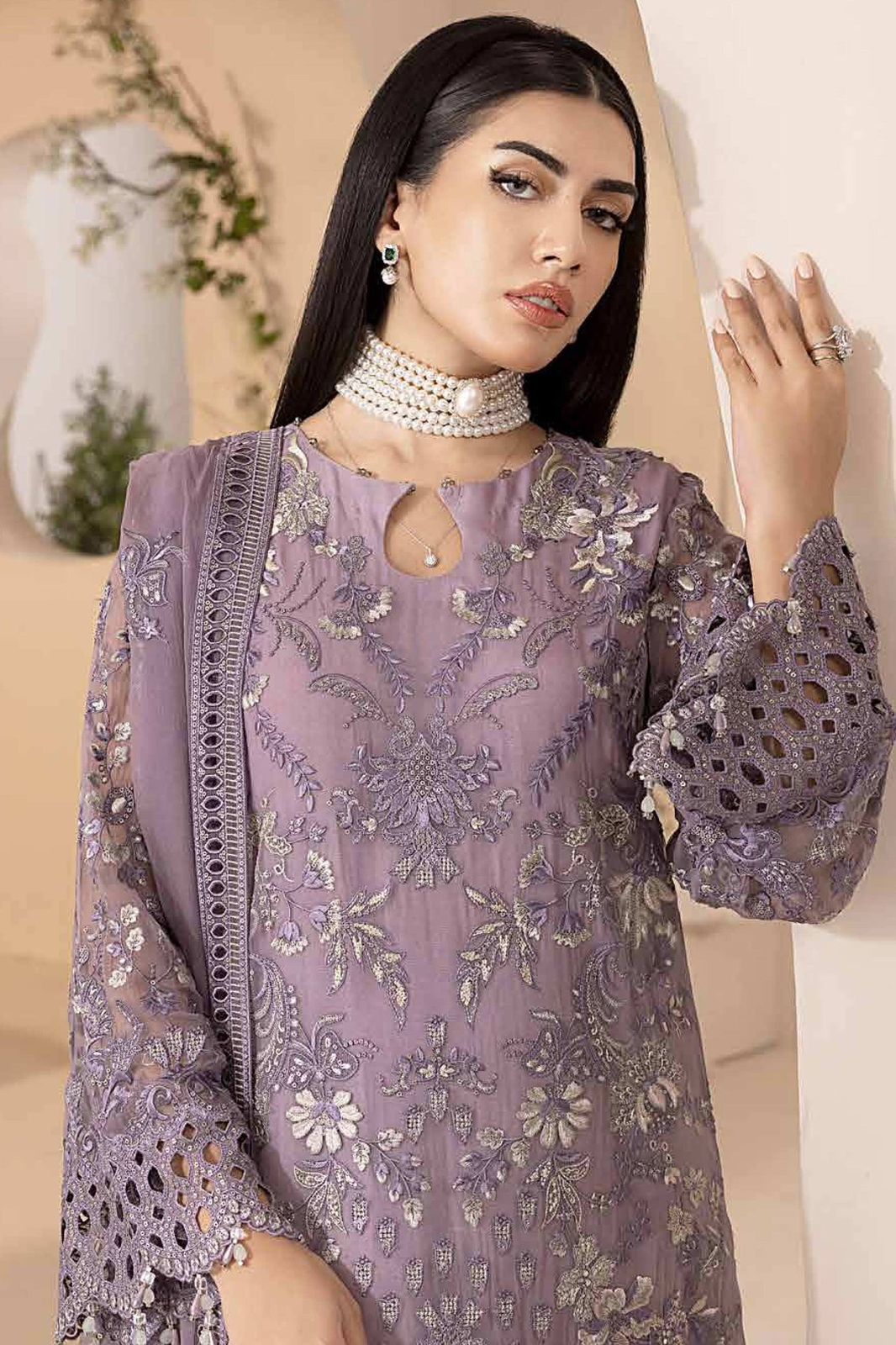 LAVISH Unstitch Replica  FABRIC CHIFFON Suit