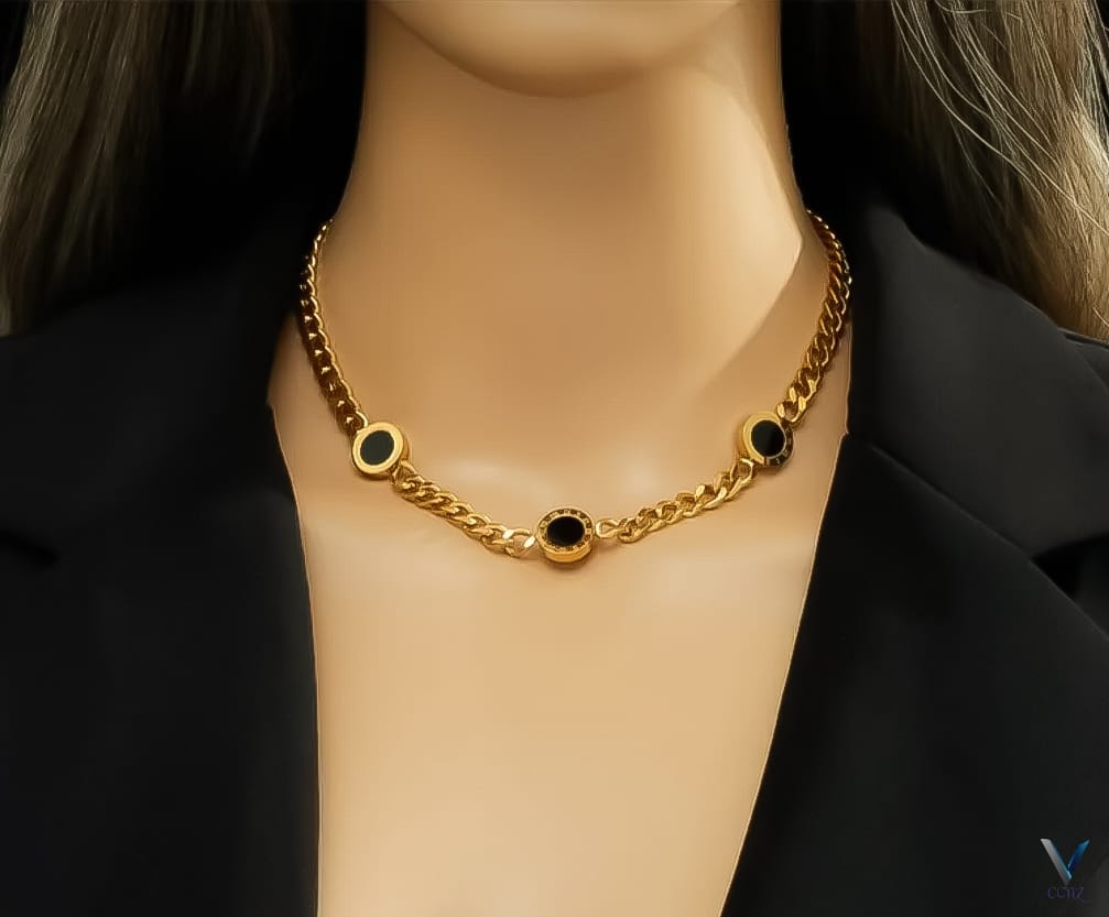 Fancy China Stainless steel Necklace Tops With Bracelet