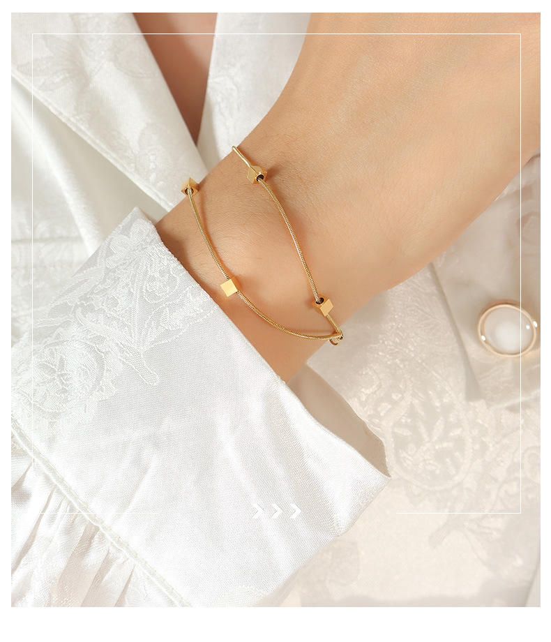 Elegant Gold Plated Bracelet